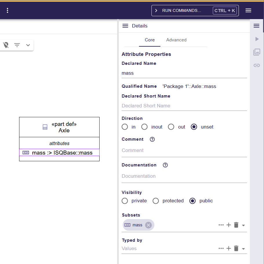 Attributeをsubsetにする